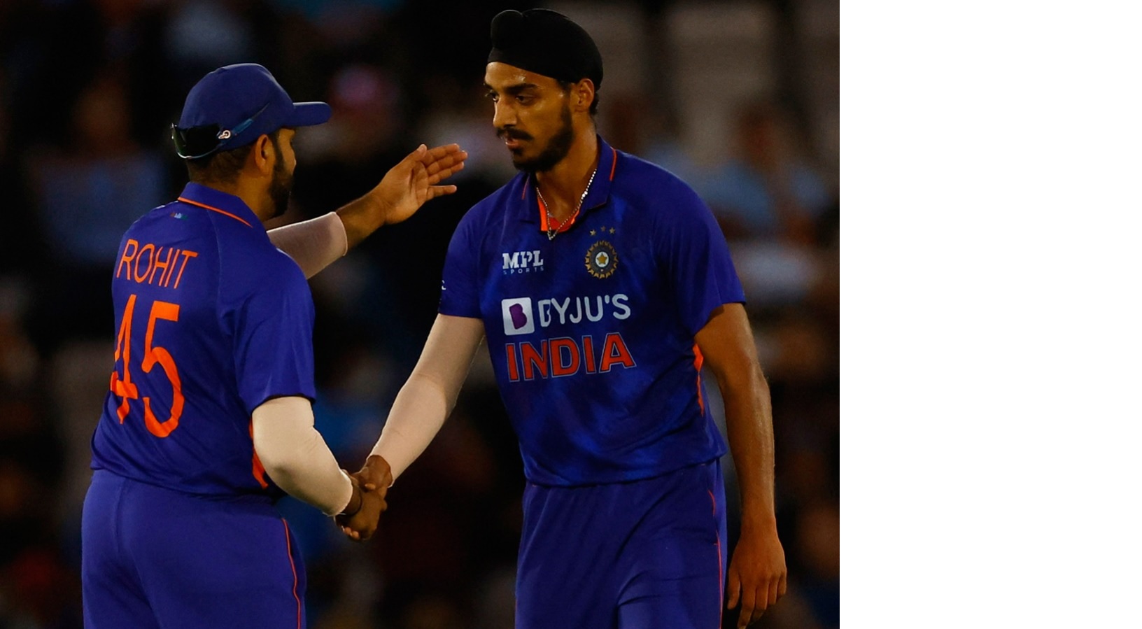 Arshdeep Singh and Rohit