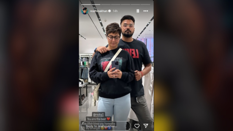 कैंसर के इलाज के दौरान हिना खान की ताकत बना उनका बायफ्रेंड, एक्ट्रेस ने अस्पताल से शेयर की तस्वीर