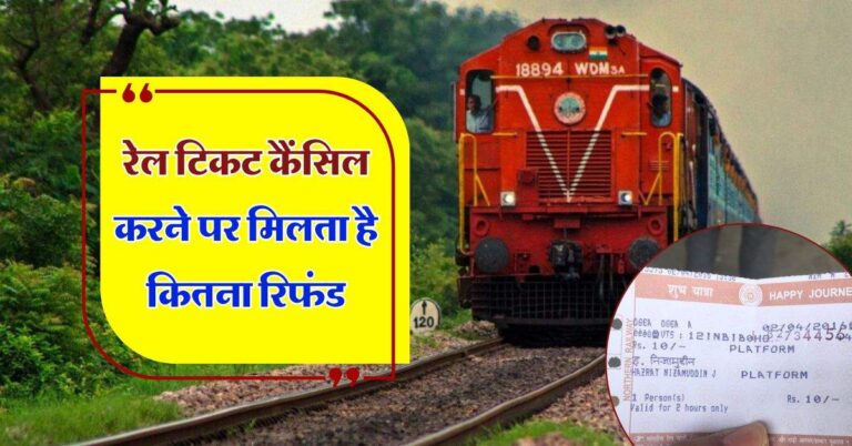 Train Ticket Rules : रेल टिकट कैंसिल करने पर मिलता है कितना रिफंड, जान लें नियम