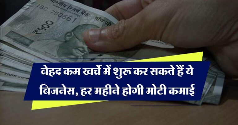 Business Idea : बेहद कम खर्चे में शुरू कर सकते हैं ये बिजनेस, हर महीने होगी मोटी कमाई