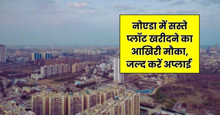 YEIDA Plot Scheme: नोएडा में सस्ते प्लॉट खरीदने का आखिरी मौका, जल्द करें अप्लाई