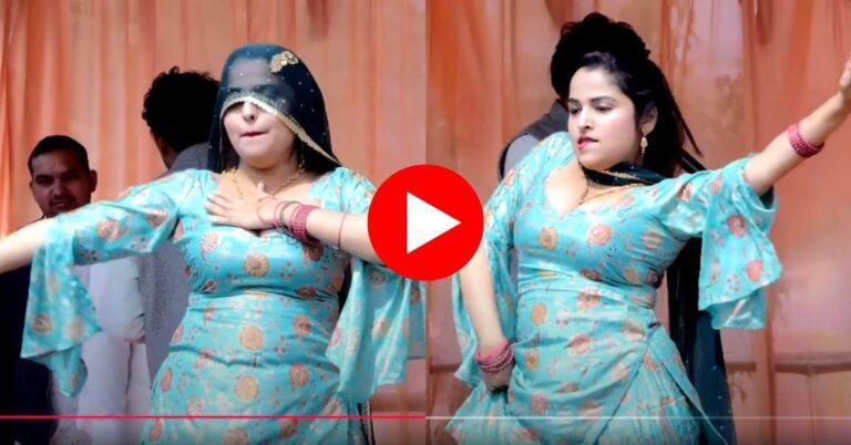Haryanvi Dance Video : स्टेज पर मुस्कान बेबी ने मारे पल्लू उठा-उठाकर ठुमके, इंटरनेट का पारा हुआ गर्म