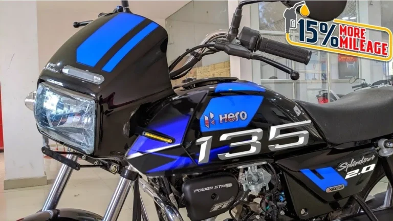 120KM की माइलेज और 135cc इंजन के साथ भौकाल मचाने आया Hero Splendor बाइक का नया मॉडल