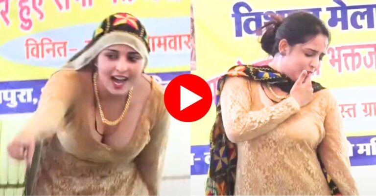Gori Rani Dance : गोरी रानी ने स्लोली स्लोली हिलाया हैव्वी फिगर, खूब बरसे नोट