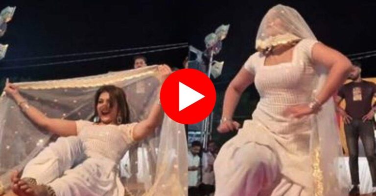 Gori Nagori Viral Dance : आधी रात स्टेज पर गोरी ने किया हसीन डांस, देख लोग हुए दीवाने