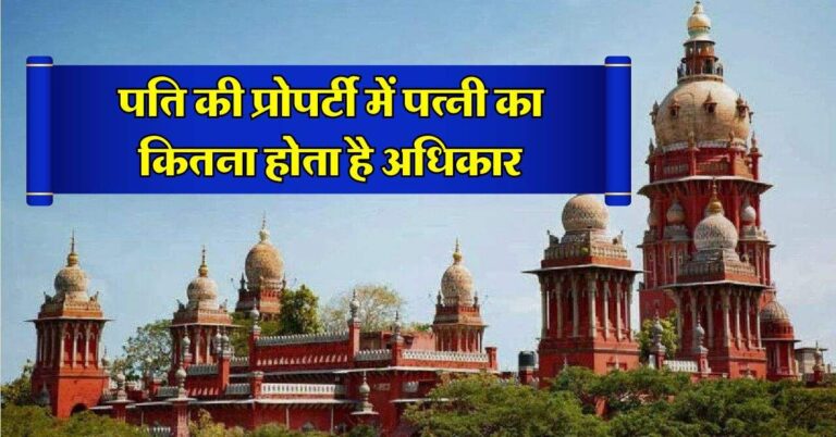 High Court Decision : पति की प्रोपर्टी में पत्नी का कितना होता है अधिकार, जान लें हाईकोर्ट का अहम फैसला
