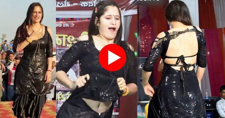 Haryanvi Dance Video : डिंपल चौधरी ने जालीदार सूट पहन किया मस्त डांस, देख ताऊ पर भी चढ़ी जवानी