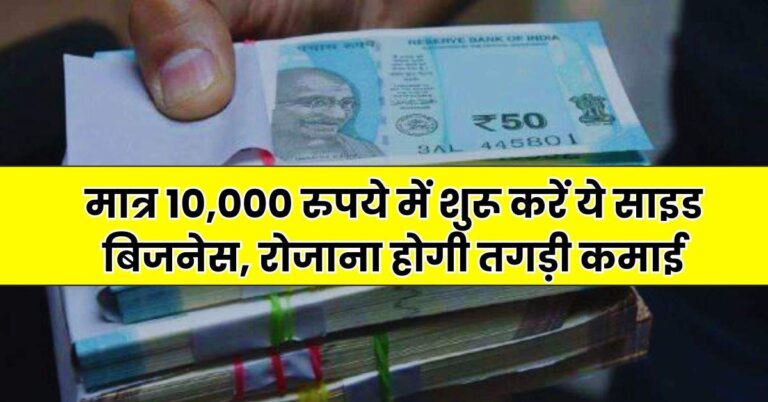 Business Idea – मात्र 10,000 रुपये में शुरू करें ये साइड बिजनेस, रोजाना होगी तगड़ी कमाई