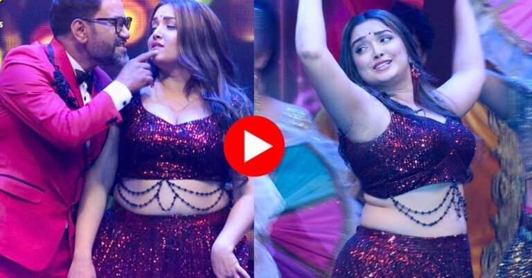 Amrapali Dubey Song : आम्रपाली दुबे ने लचकाया हैवी फिगर, अदाएं देख निरहुआ हुए दीवाने