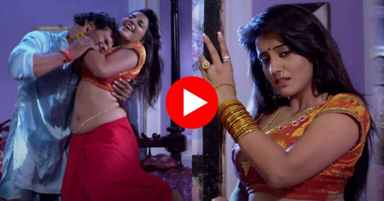 Bhojpuri Dance : अक्षरा सिंह की हसीन अदाएं देख आहें भरने लगा खेसारी लाल