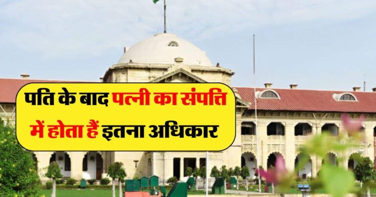 High Court : पति के बाद पत्नी का संपत्ति में होता हैं इतना अधिकार, जानिए हाईकोर्ट का फैसला