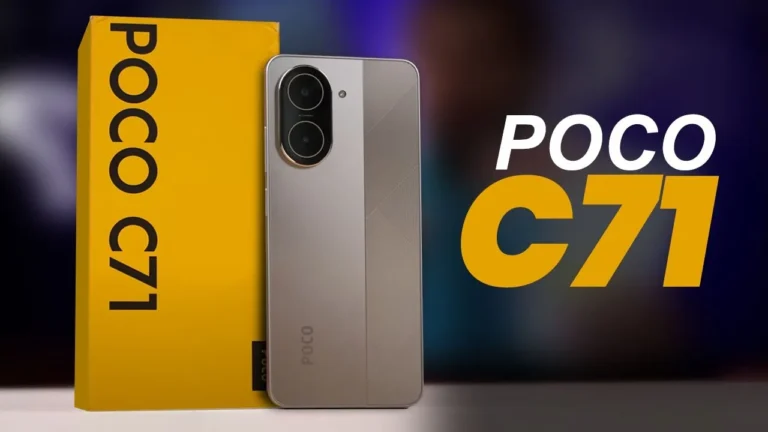 Poco C71: की कीमत सिर्फ ₹5999! जानिए 2TB एक्सपेंडेबल स्टोरेज वाले इस फोन की डिटेल्स